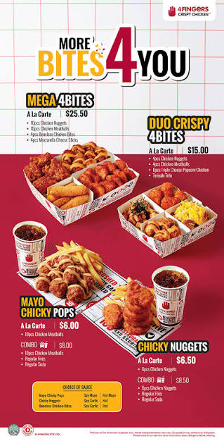 4fingers menu