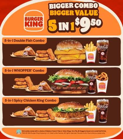 Burger King Menu