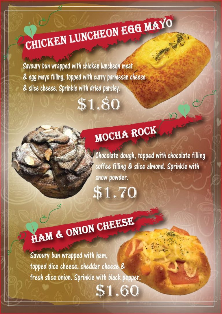 Four Leaves Menu