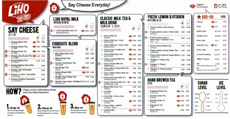 liho menu