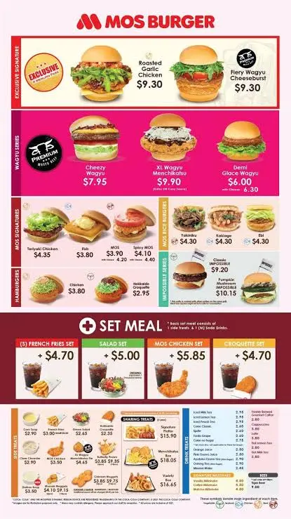 mos burger menu