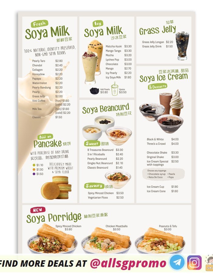 Mr Bean Menu