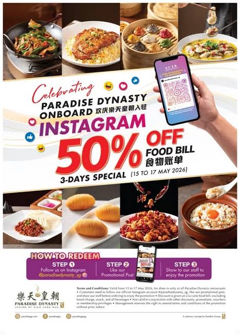 Paradise Dynasty Menu