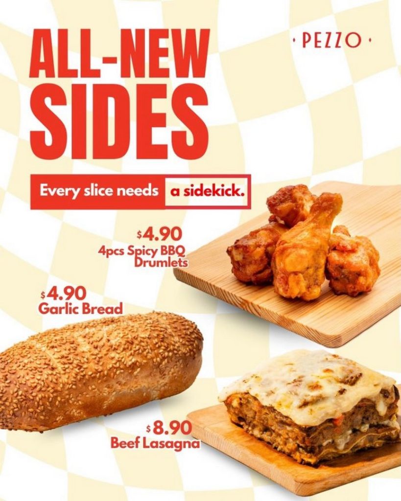 Pezzo Pizza Menu
