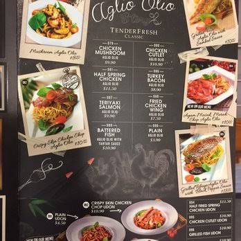 Tenderfresh Menu