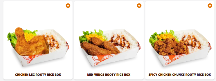 aw rice boxes