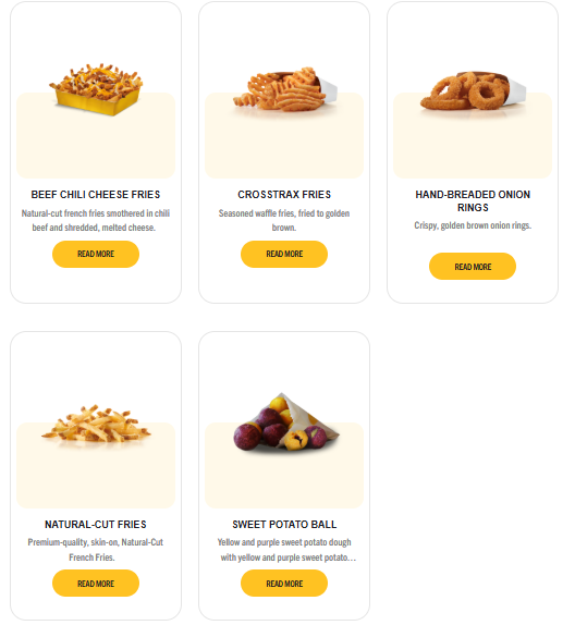 carls jr sides prices