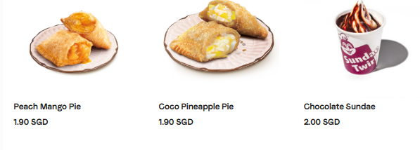 Jollibee Desserts Prices