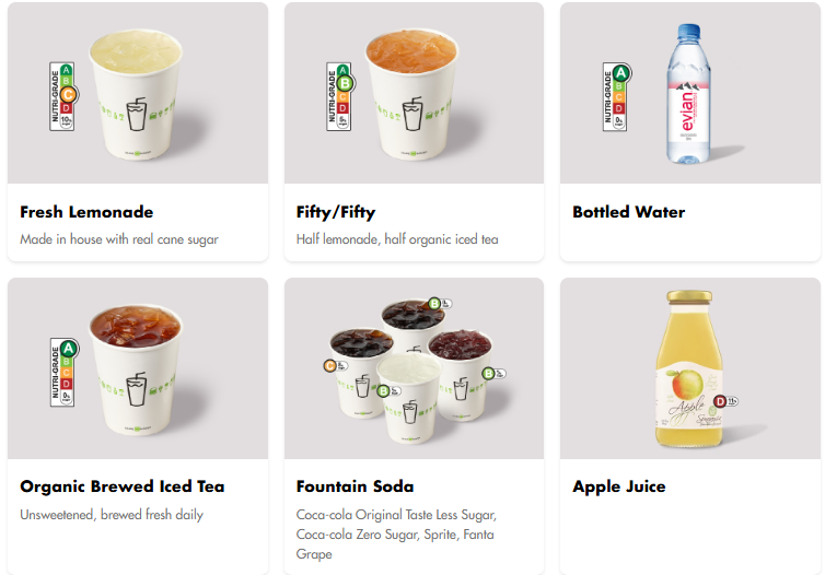 shake shack drink prices