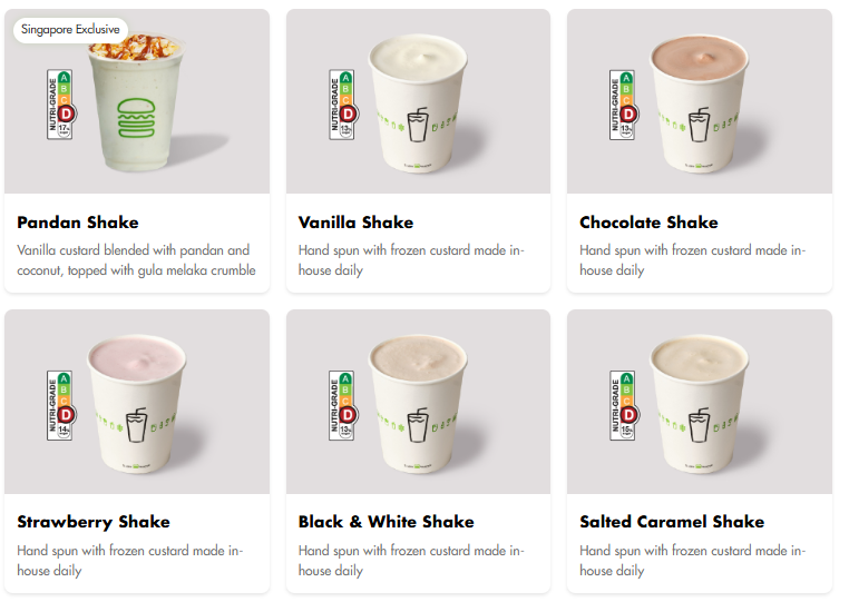 shake shack shakes menu prices